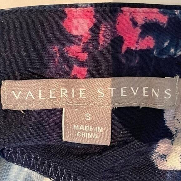 Valerie Stevens Navy Pink Boho Vacation Beach Tie Dye Maxi Skirt NWOT Size S - Picture 7 of 10